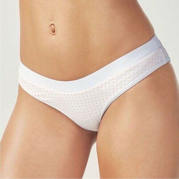 Fabletics Valentina White Bikini Bottom XS NWT - Picture 1 of 5